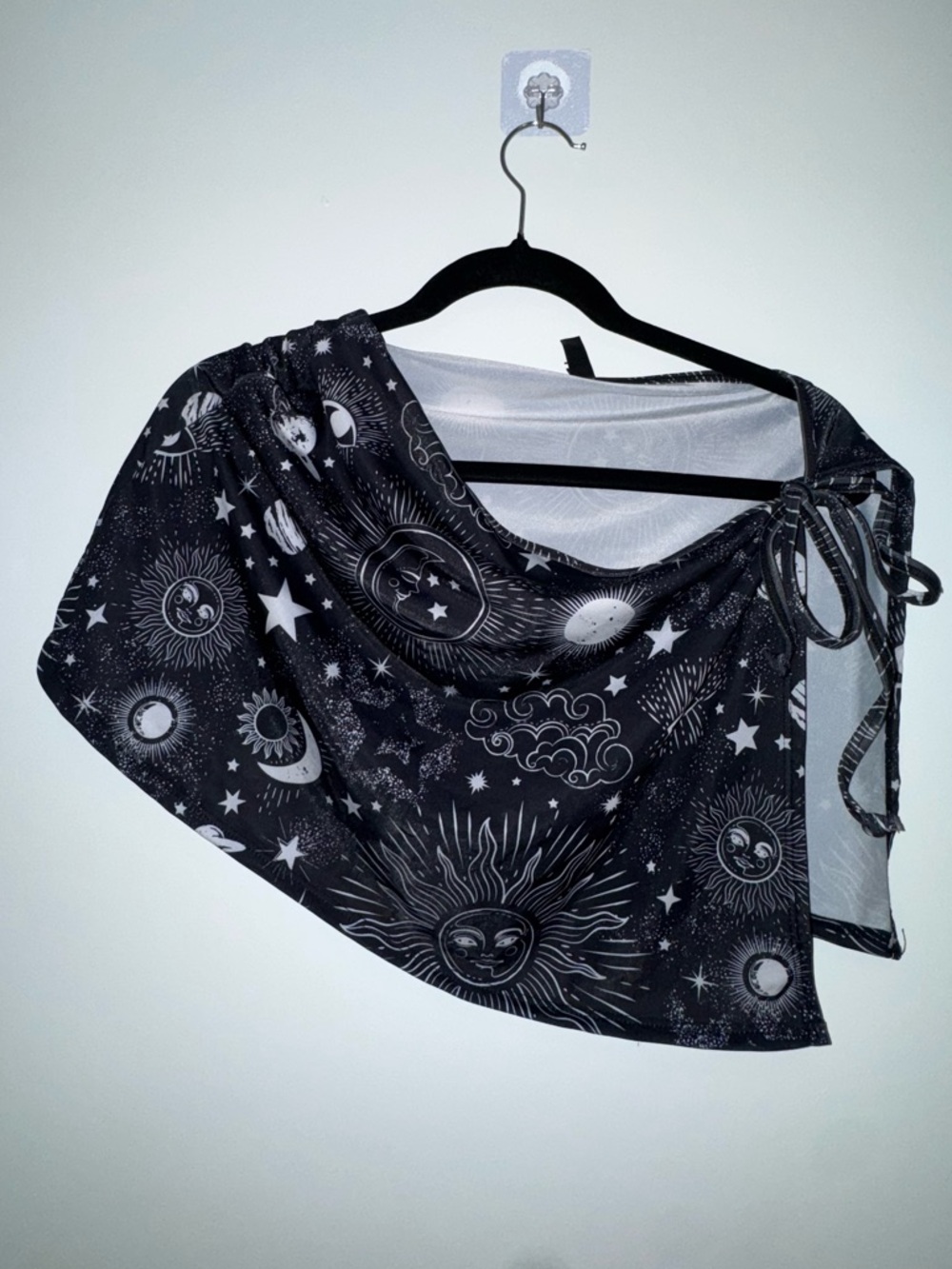 Celestial Print beach cover up